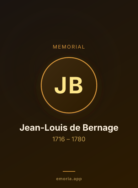 Memorial portrait of Jean-Louis de Bernage