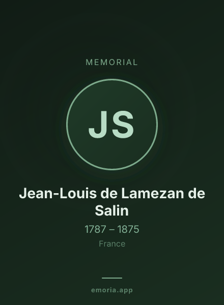 Memorial portrait of Jean-Louis de Lamezan de Salin