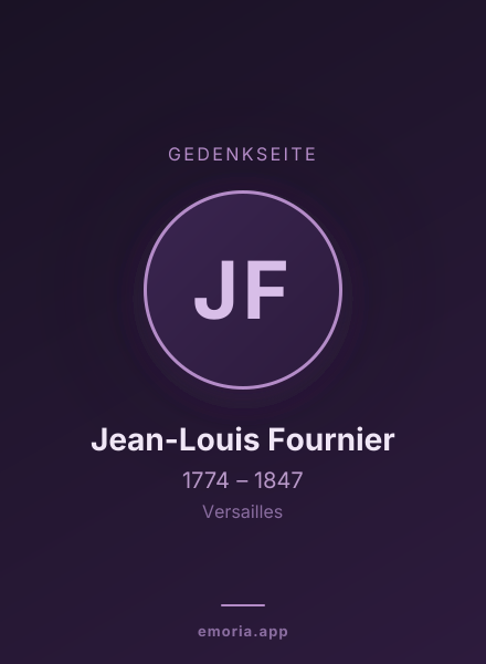 Gedenkportrait von Jean-Louis Fournier