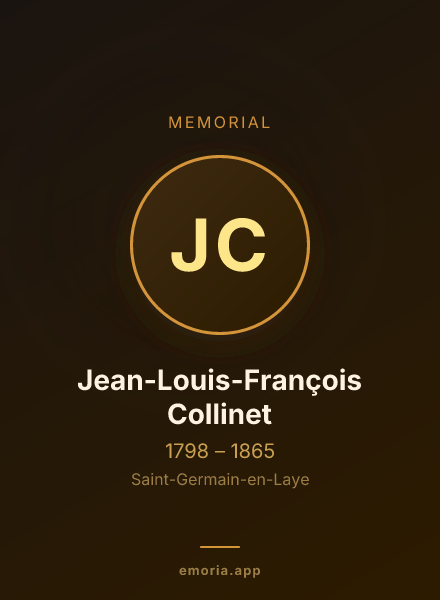 Memorial portrait of Jean-Louis-François Collinet