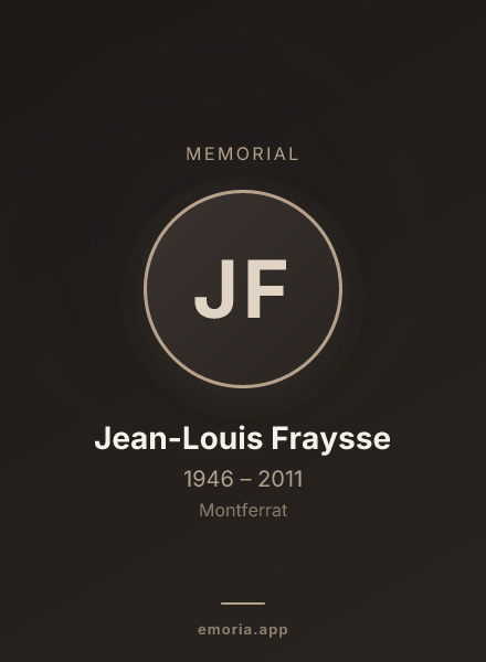Memorial portrait of Jean-Louis Fraysse
