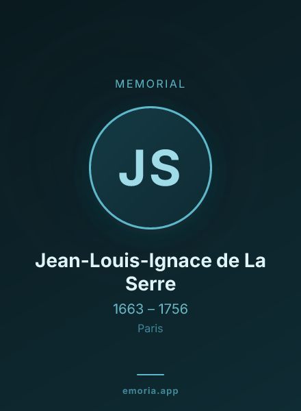 Memorial portrait of Jean-Louis-Ignace de La Serre