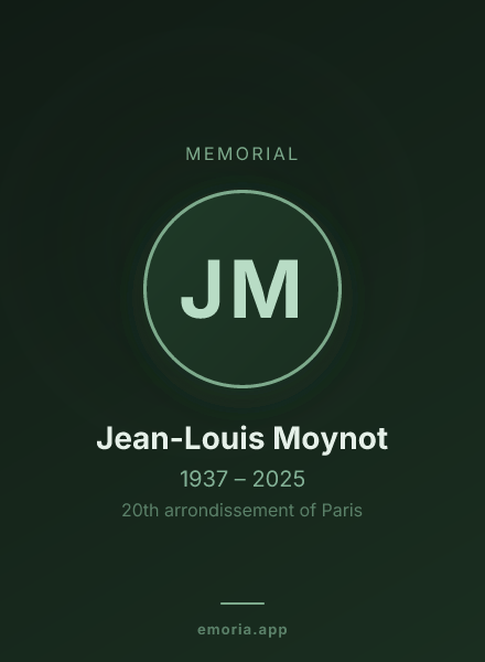 Memorial portrait of Jean-Louis Moynot