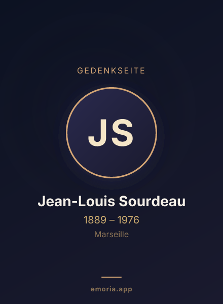 Gedenkportrait von Jean-Louis Sourdeau