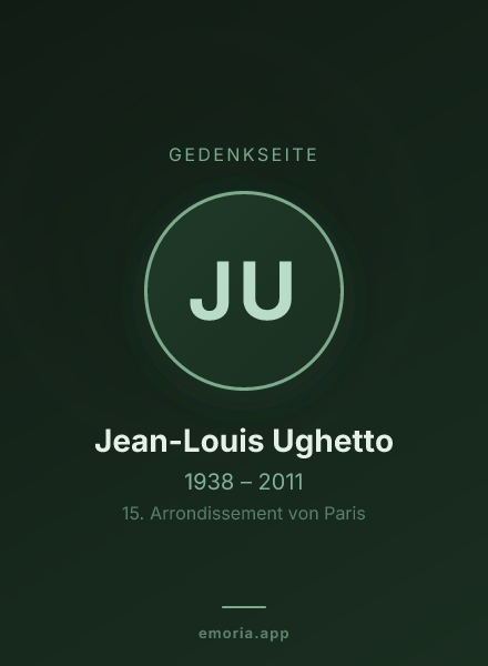 Gedenkportrait von Jean-Louis Ughetto