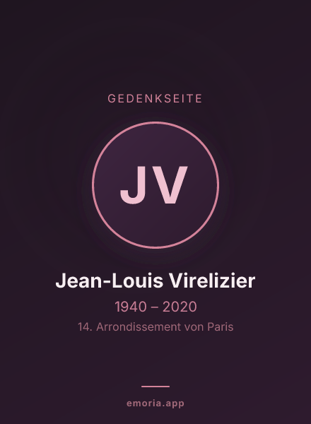 Gedenkportrait von Jean-Louis Virelizier