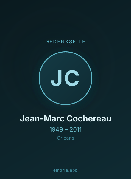 Gedenkportrait von Jean-Marc Cochereau