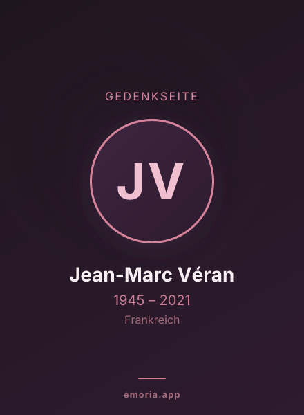Gedenkportrait von Jean-Marc Véran