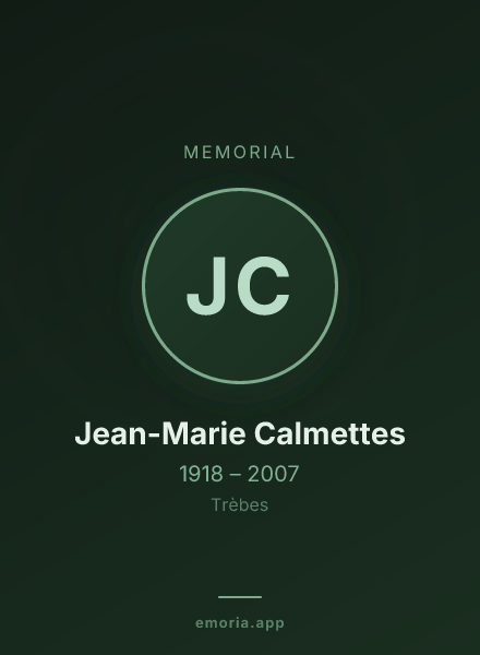 Memorial portrait of Jean-Marie Calmettes