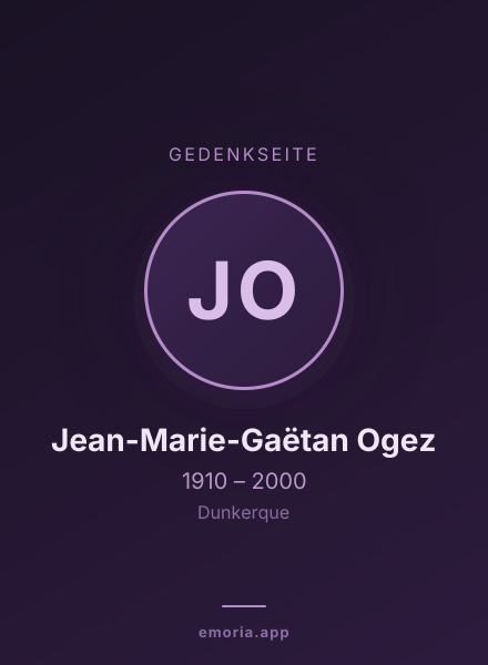Gedenkportrait von Jean-Marie-Gaëtan Ogez
