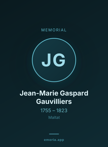 Memorial portrait of Jean-Marie Gaspard Gauvilliers