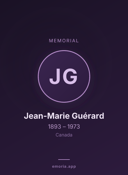 Memorial portrait of Jean-Marie Guérard