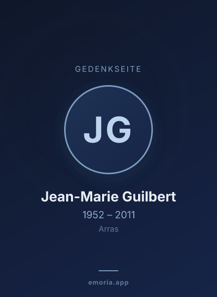 Gedenkportrait von Jean-Marie Guilbert