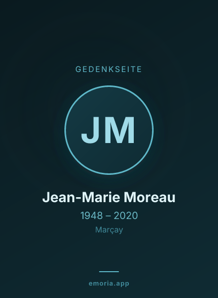 Gedenkportrait von Jean-Marie Moreau