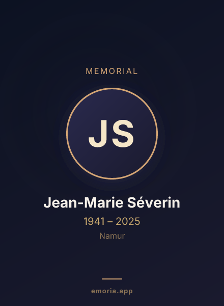 Memorial portrait of Jean-Marie Séverin