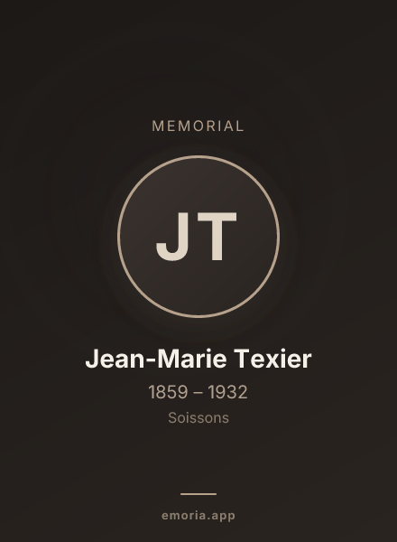 Memorial portrait of Jean-Marie Texier