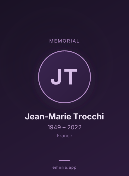Memorial portrait of Jean-Marie Trocchi
