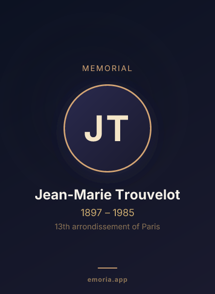 Memorial portrait of Jean-Marie Trouvelot