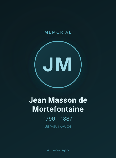 Memorial portrait of Jean Masson de Mortefontaine
