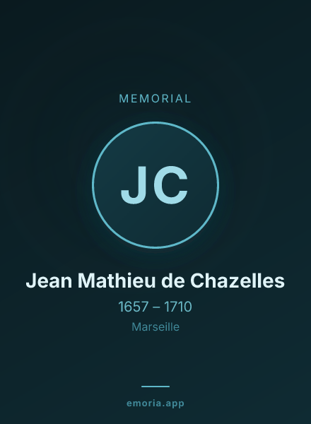 Memorial portrait of Jean Mathieu de Chazelles