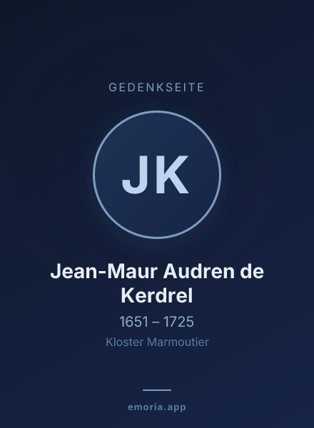 Gedenkportrait von Jean-Maur Audren de Kerdrel