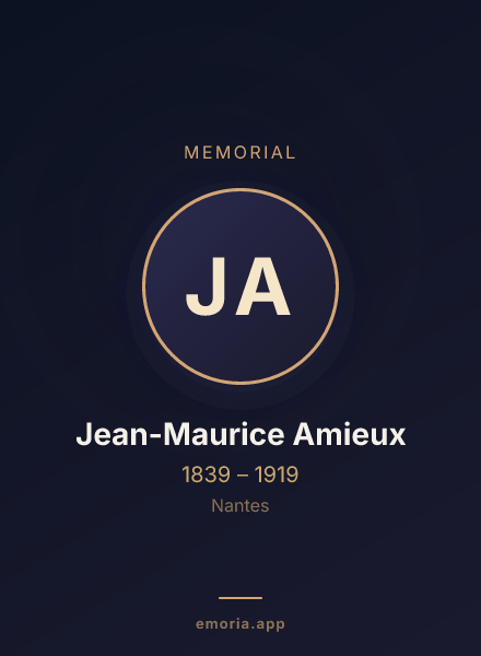 Memorial portrait of Jean-Maurice Amieux
