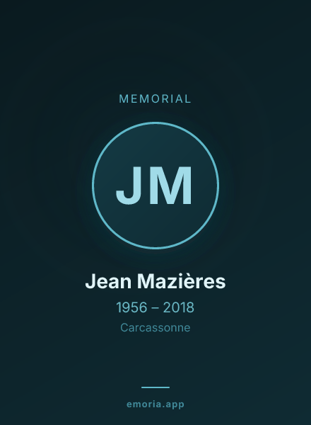 Memorial portrait of Jean Mazières
