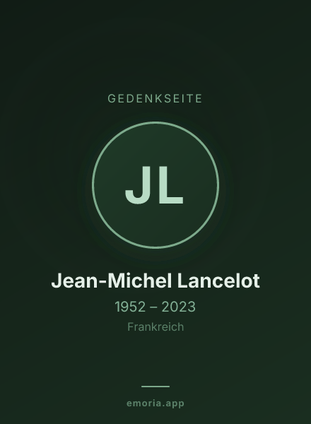 Gedenkportrait von Jean-Michel Lancelot