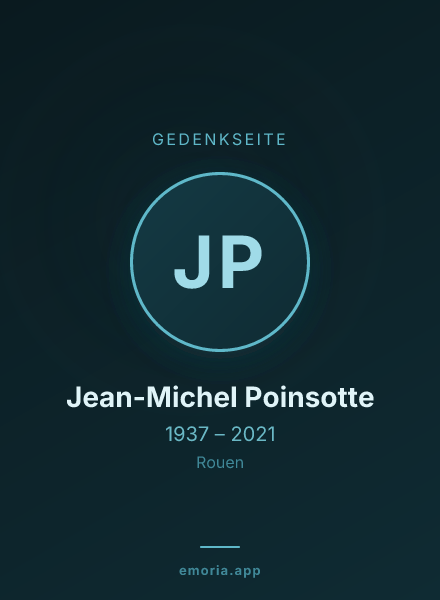 Gedenkportrait von Jean-Michel Poinsotte