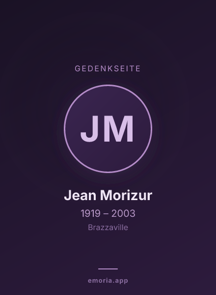 Gedenkportrait von Jean Morizur