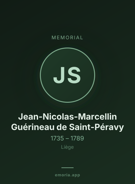 Memorial portrait of Jean-Nicolas-Marcellin Guérineau de Saint-Péravy
