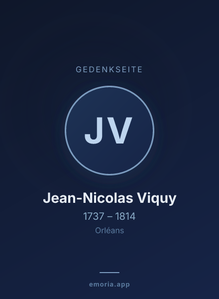 Gedenkportrait von Jean-Nicolas Viquy