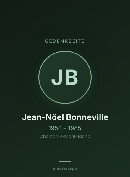 Gedenkportrait von Jean-Nöel Bonneville