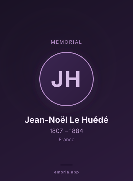Memorial portrait of Jean-Noël Le Huédé