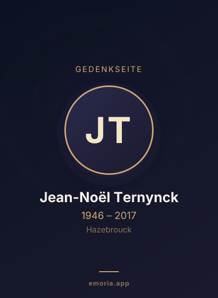 Gedenkportrait von Jean-Noël Ternynck