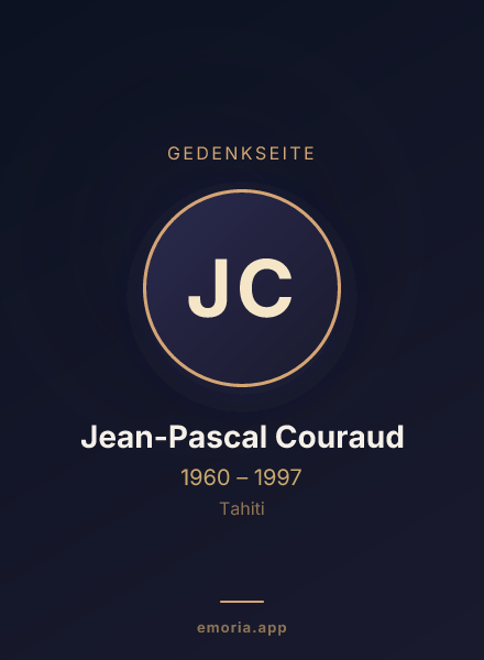 Gedenkportrait von Jean-Pascal Couraud