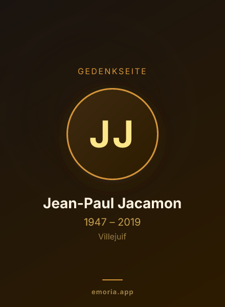 Gedenkportrait von Jean-Paul Jacamon
