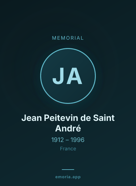 Memorial portrait of Jean Peitevin de Saint André