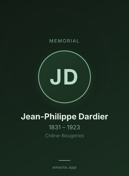 Memorial portrait of Jean-Philippe Dardier
