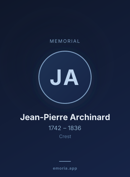 Memorial portrait of Jean-Pierre Archinard