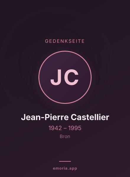 Gedenkportrait von Jean-Pierre Castellier