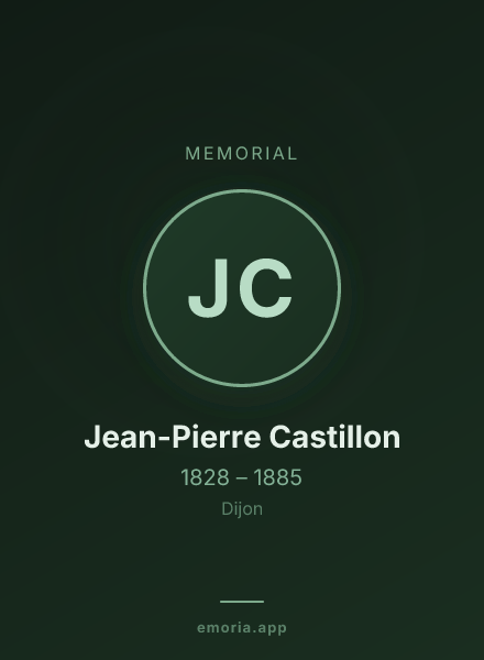 Memorial portrait of Jean-Pierre Castillon