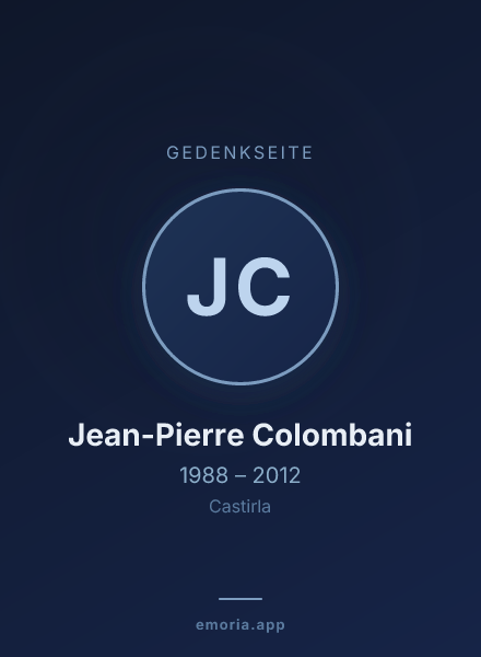 Gedenkportrait von Jean-Pierre Colombani