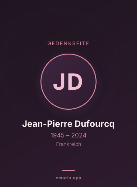 Gedenkportrait von Jean-Pierre Dufourcq