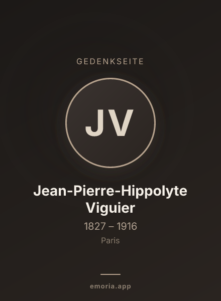 Gedenkportrait von Jean-Pierre-Hippolyte Viguier