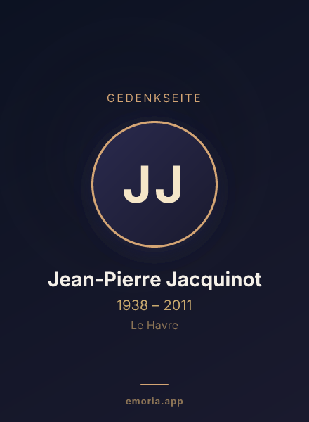 Gedenkportrait von Jean-Pierre Jacquinot