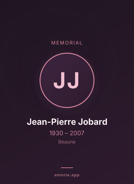 Memorial portrait of Jean-Pierre Jobard