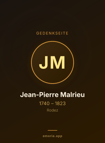 Gedenkportrait von Jean-Pierre Malrieu