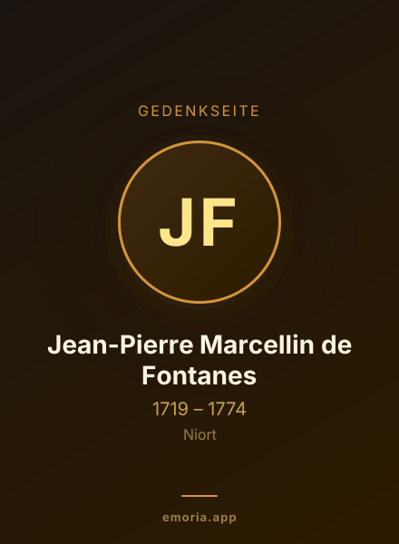 Gedenkportrait von Jean-Pierre Marcellin de Fontanes