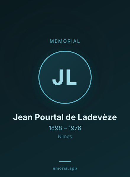Memorial portrait of Jean Pourtal de Ladevèze